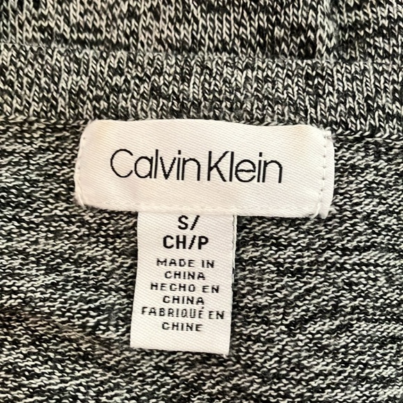 Calvin Klein women’s heather gray cowl light sweater top size S great condition‎ - Picture 4 of 5
